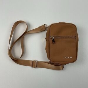 Tan Crossbody Belt Bag Mini Travel Purse Utility Streetwear Festival  Bag‎